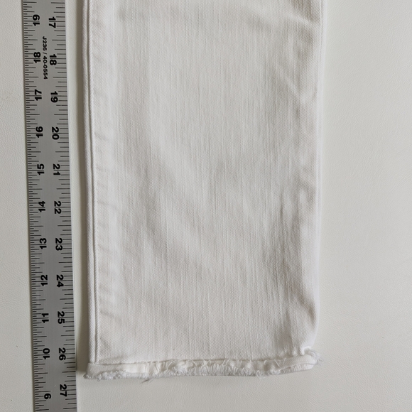 DL1961 Mara Instasculpt Straight Leg Ankle Women's White Jeans Size 28/6 - Picture 7 of 9